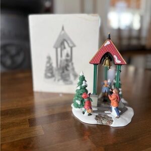 Department 56 Red and Green Holiday Bell Pavilion